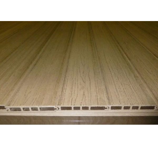 Заборная доска - пустотелая (с тисн. «под дерево» с 2-х сторон.) от производителя  ДеревоПласт по цене 597 р