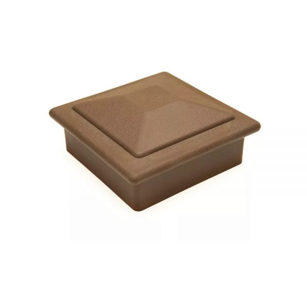 Крышка верхняя ПВХ для столба 125х125 Шоколад от производителя Deckart (Россия) по цене 295 р Крышка верхняя ПВХ для столба 125х125 Шоколад от производителя Deckart (Россия) по цене 295 р