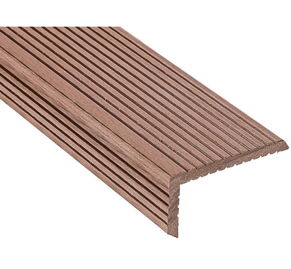 Уголок из ДПК 70х35 Махагон от производителя Deckart (Россия) по цене 270 р Уголок из ДПК 70х35 Махагон от производителя Deckart (Россия) по цене 270 р