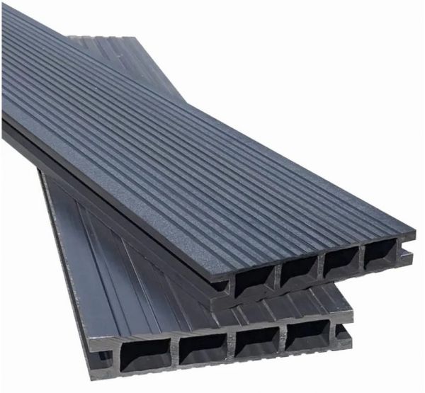 Террасная доска из ДПК Вельвет - Графит от производителя Доломит по цене 385 р Террасная доска из ДПК Вельвет - Графит от производителя Доломит по цене 385 р