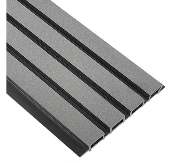 Реечная Фасадная панель Wood-X 219х26 (Шлифованная) Серый от производителя  EasyDecking по цене 837 р