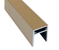 П-профиль алюминиевый 35x25 Дуб