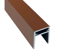 П-профиль алюминиевый 35x25 Коричневый П-профиль алюминиевый 35x25 Коричневый