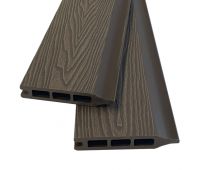 Заборная панель (шип-паз) Wood-X 146х20 Венге 3D