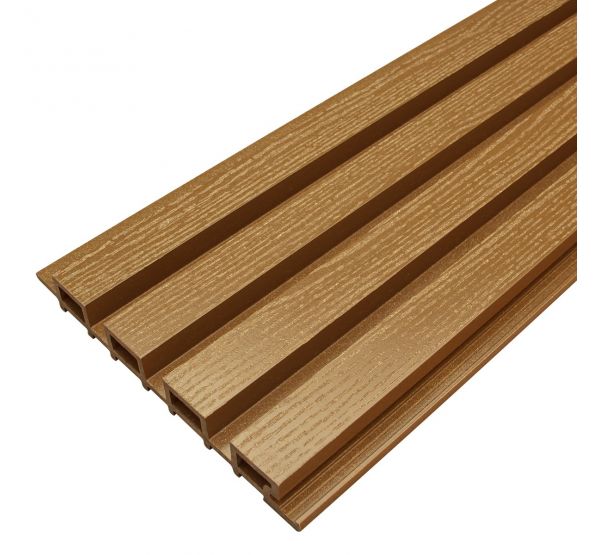 Доска Фасадная из ДПК Wood Рейка Орех от производителя Faynag по цене 792 р Доска Фасадная из ДПК Wood Рейка Орех от производителя Faynag по цене 792 р