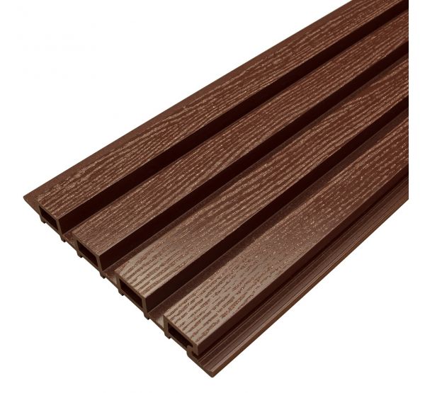 Доска Фасадная из ДПК Wood Рейка Шоколад от производителя Faynag по цене 792 р Доска Фасадная из ДПК Wood Рейка Шоколад от производителя Faynag по цене 792 р