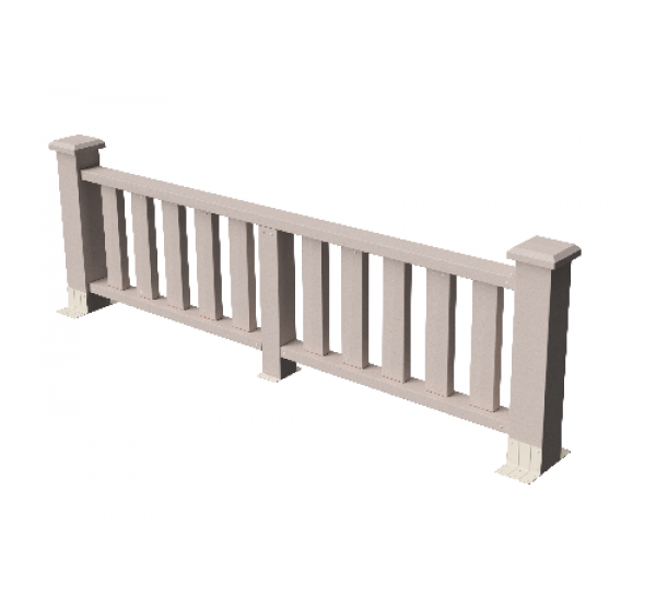 Декоративные ограждения ДПК " Эрес", Выбеленный дуб, шлифованное от производителя  GrinderDeco по цене 5 691 р