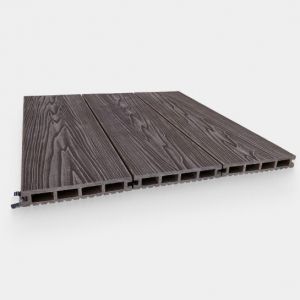 Террасная доска Comfort 3D тиснение + вельвет Венге от производителя  NanoWood по цене 490 р