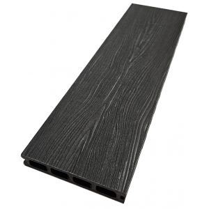 Террасная доска Double 3D Антрацит от производителя NanoWood по цене 485 р Террасная доска Double 3D Антрацит от производителя NanoWood по цене 485 р