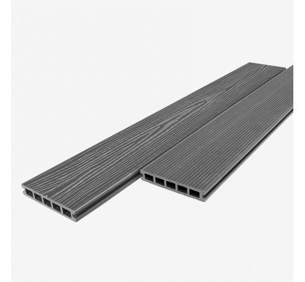 Террасная доска ДПК UnoDeck Ultra Серый от производителя  RusDecking по цене 584 р