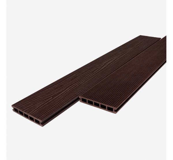 Террасная доска ДПК UnoDeck Ultra Венге от производителя  RusDecking по цене 584 р