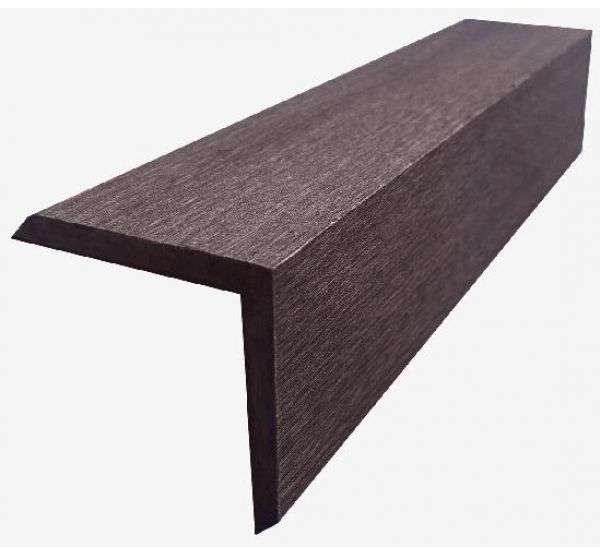 Угол декоративный (L-планка) 50×50 Венге от производителя  RusDecking по цене 277 р