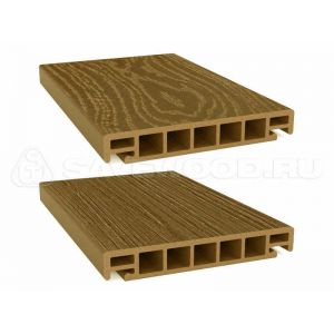 Террасная доска SW Salix (S) (T) Тик от производителя  Savewood по цене 485 р