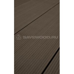 Террасная доска SW Salix Темно-коричневый от производителя  Savewood по цене 485 р