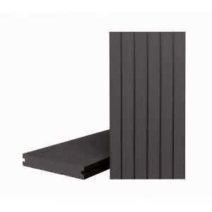 Террасная доска КЛАССИК полнотелая с пазом Черное дерево от производителя  Terrapol по цене 1 264 р