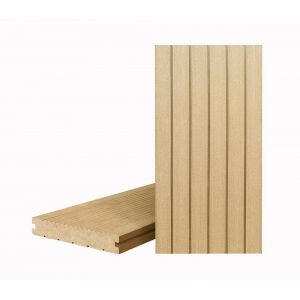 Террасная доска КЛАССИК полнотелая с пазом Дуб Севилья от производителя  Terrapol по цене 1 390 р