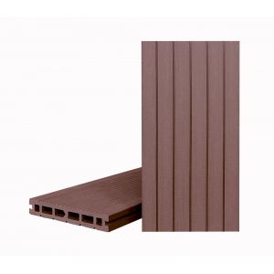 Террасная доска КЛАССИК пустотелая с пазом Орех Милано от производителя  Terrapol по цене 834 р