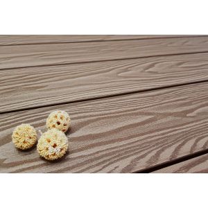 Террасная доска Смарт 3D Пустотелая с пазом Тик Киото от производителя  Terrapol по цене 673 р