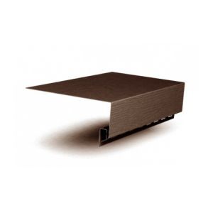 Планка приоконная широкая 7/8'' 3.0х0.23 Темный дуб от производителя  Grand Line по цене 1 700 р