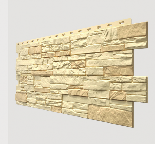 Фасадные панели (цокольный сайдинг) , Stein (песчаник), Bernstein Янтарный от производителя  Docke по цене 605 р