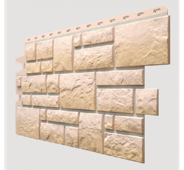 Фасадные панели (цокольный сайдинг) , Burg (камень), Sandenburg Песчаный от производителя  Docke по цене 610 р