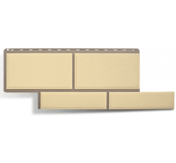 Фасадные панели (цокольный сайдинг)   Флорентийский камень Слоновая Кость от производителя  Альта-профиль по цене 586 р