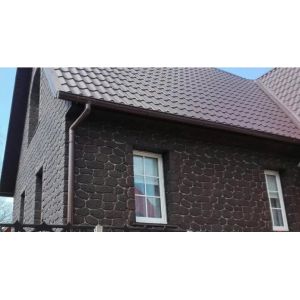 Фасадные панели (цокольный сайдинг) Бутовый камень Датский от производителя  Альта-профиль по цене 665 р