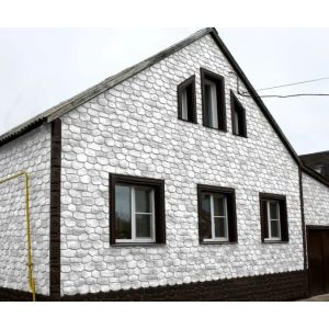 Фасадные панели (цокольный сайдинг) Бутовый камень Норвежский от производителя  Альта-профиль по цене 665 р