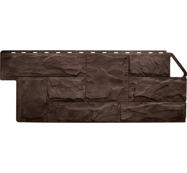 Фасадные панели Гранит ЭКО Коричневый от производителя  Альта-профиль по цене 595 р