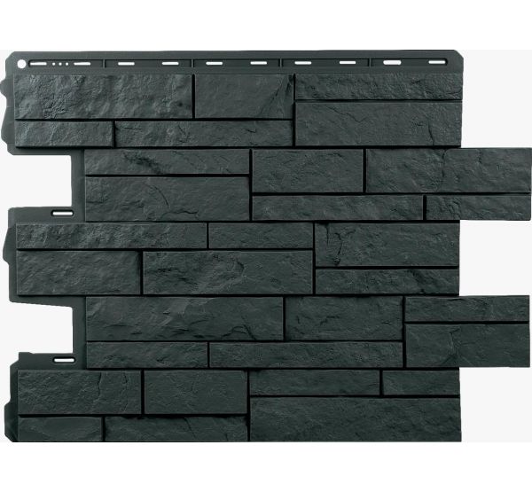 Фасадные панели Шотландия ЭКО Графит от производителя  Альта-профиль по цене 573 р