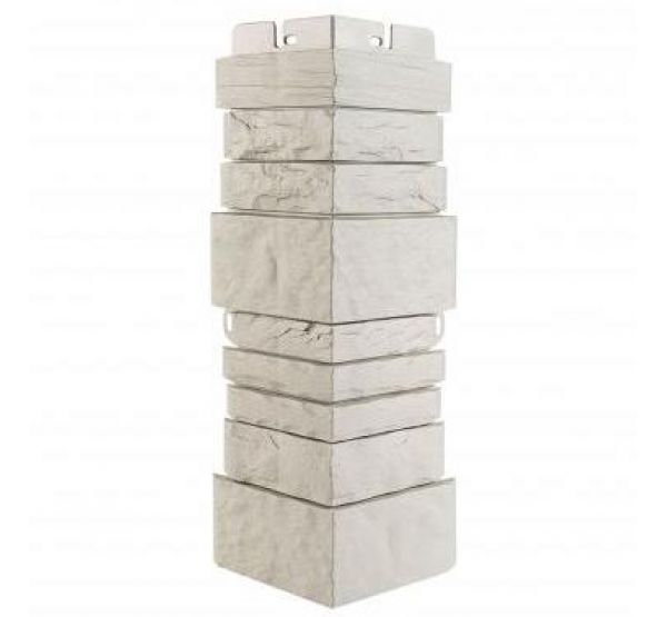 Угол наружный Скалистый камень ЭКО Кремовый от производителя  Альта-профиль по цене 358 р