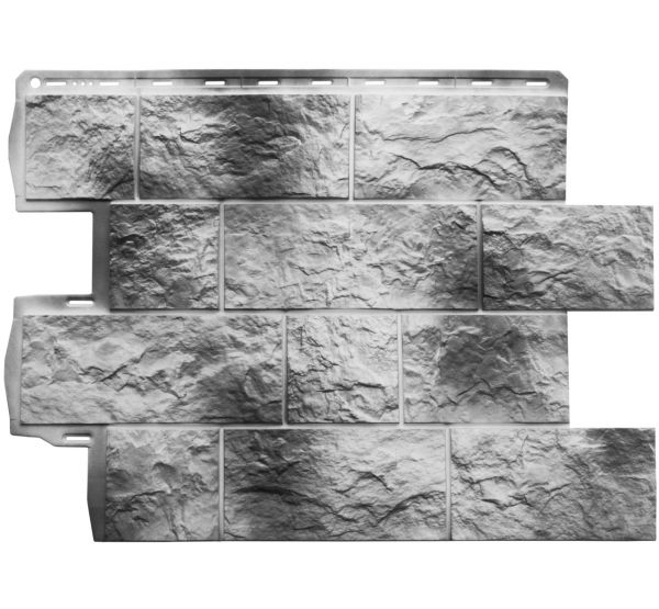 Фасадные панели (цокольный сайдинг) Туф Камчатский от производителя  Альта-профиль по цене 623 р