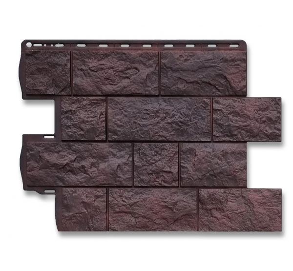 Фасадные панели (цокольный сайдинг) Туф Ливанский от производителя  Альта-профиль по цене 623 р