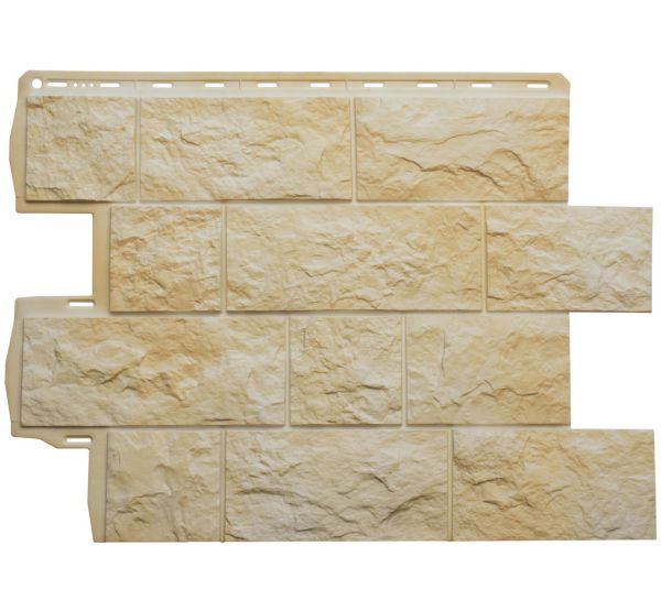 Фасадные панели (цокольный сайдинг) Туф Новозеландский от производителя  Альта-профиль по цене 623 р