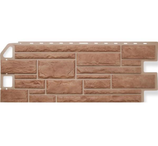 Фасадные панели (цокольный сайдинг)    Камень Кварцит от производителя  Альта-профиль по цене 704 р