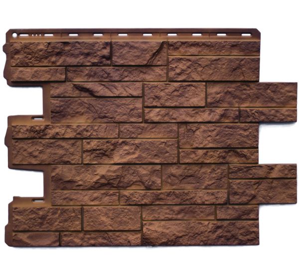 Фасадные панели (цокольный сайдинг) Камень Шотландский Блекберн от производителя  Альта-профиль по цене 664 р