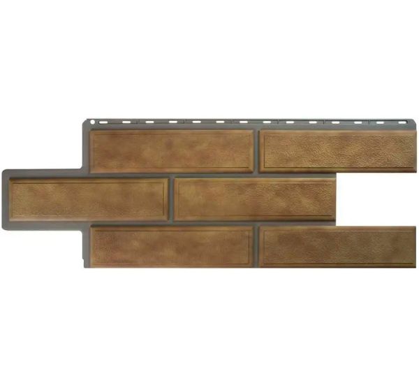 Фасадные панели (цокольный сайдинг) Венецианский камень Бежевый от производителя  Альта-профиль по цене 598 р