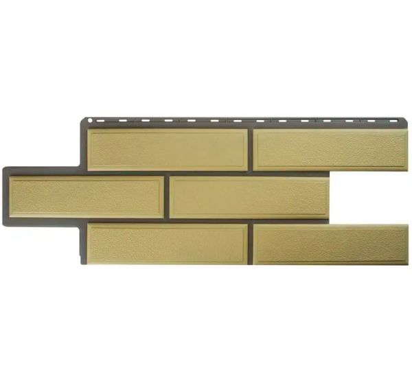 Фасадные панели (цокольный сайдинг) Венецианский камень Песчанный от производителя  Альта-профиль по цене 598 р