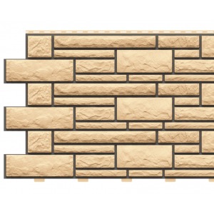 Фасадные панели под камень Доломит премиум Имбирь от производителя  Доломит по цене 550 р