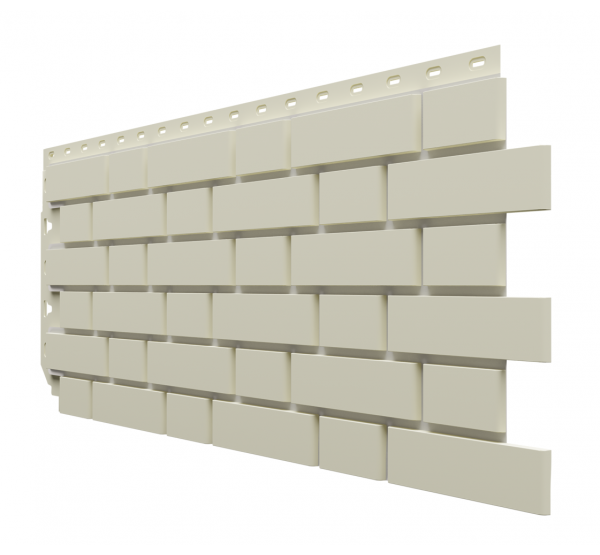 Фасадные панели Flemish (гладкий кирпич) Молочный от производителя  Docke по цене 540 р