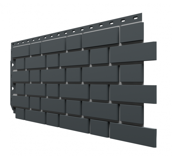 Фасадные панели Flemish (гладкий кирпич) Тёмно-серый от производителя Docke по цене 540 р Фасадные панели Flemish (гладкий кирпич) Тёмно-серый от производителя Docke по цене 540 р