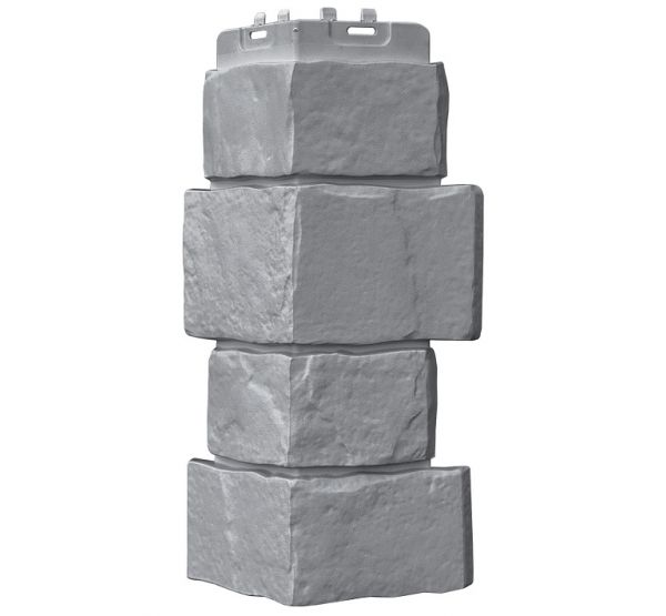 Угол Стандарт Крупный камень Серый (Известняк) от производителя  Grand Line по цене 489 р
