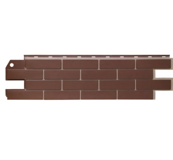 Фасадная панель Кирпич коричневый от производителя  SteinDorf по цене 380 р