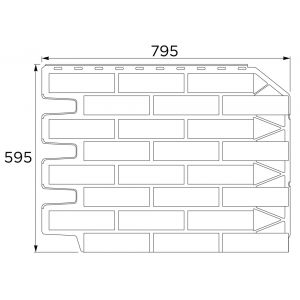 Фасадные панели Кирпич Баварский - Графит от производителя Fineber по цене 595 р Фасадные панели Кирпич Баварский - Графит от производителя Fineber по цене 595 р