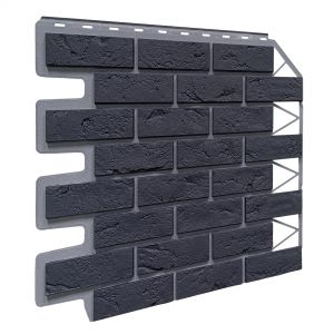 Фасадные панели Кирпич Баварский - Графит от производителя Fineber по цене 595 р Фасадные панели Кирпич Баварский - Графит от производителя Fineber по цене 595 р