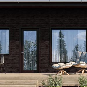 Фасадные панели Скол - Темно-коричневый от производителя Fineber по цене 565 р Фасадные панели Скол - Темно-коричневый от производителя Fineber по цене 565 р