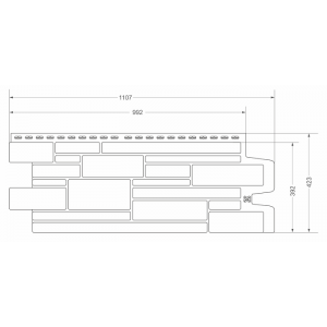 Фасадные панели Премиум Камелот Песочный (Горчичный) от производителя  Grand Line по цене 546 р