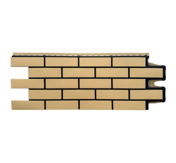 Фасадные панели Премиум клинкерный кирпич Песочный (шов RAL 9005) от производителя Grand Line по цене 614 р Фасадные панели Премиум клинкерный кирпич Песочный (шов RAL 9005) от производителя Grand Line по цене 614 р