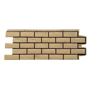 Фасадные панели Премиум состаренный кирпич Песочный (шов RAL 9005) от производителя  Grand Line по цене 663 р