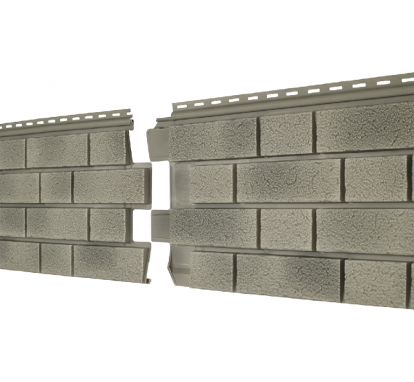 Фасадная панель Стоун Хаус S-Lock Клинкер Балтик Холодный Цемент от производителя  Ю-Пласт по цене 479 р